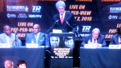Floyd Mayweather Manny Pacquiao Press Conference