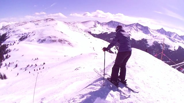 Skiing all over Copper Mountain