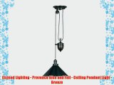 Elstead Lighting - Provence Rise and Fall - Ceiling Pendant Light - Bronze