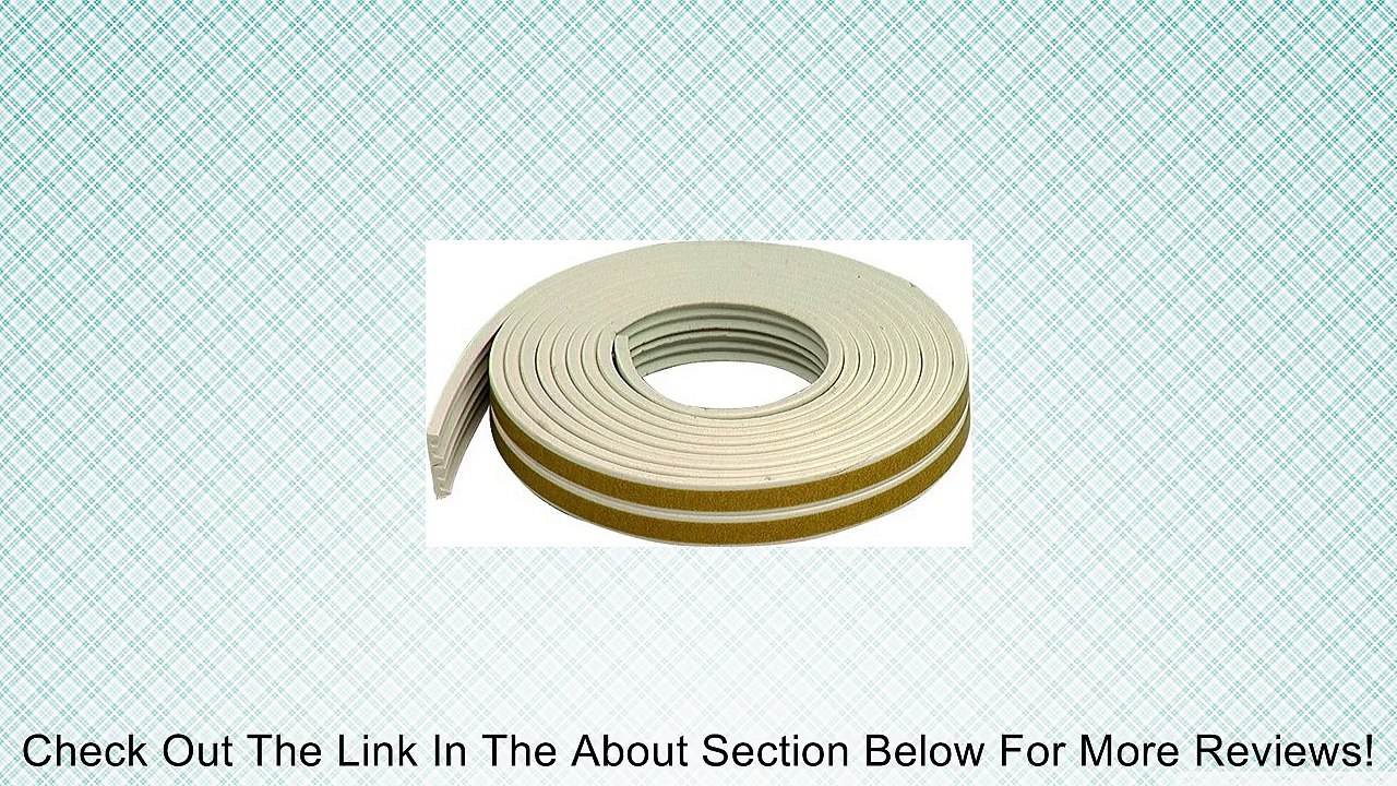 M-D Building Products 2618 All Climate EPDM Rubber Weatherseal for Gaps 1/16-Inch to 1/8-Inch, White Review