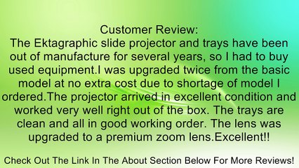 Kodak Ektagraphic Universal Slide Tray Review