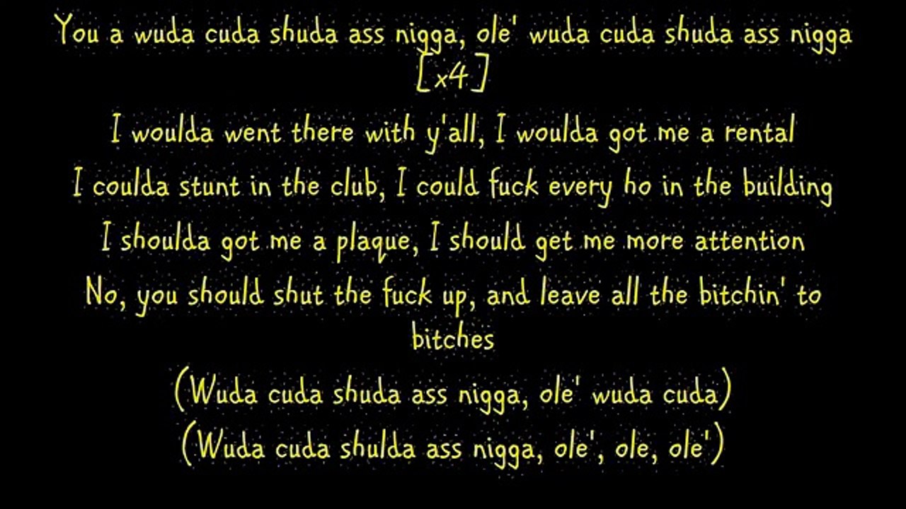 2 Chainz ft Boosie - Wuda Cuda Shuda Lyrics