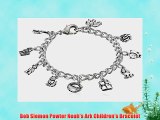 Bob Siemon Pewter Noah's Ark Children's Bracelet