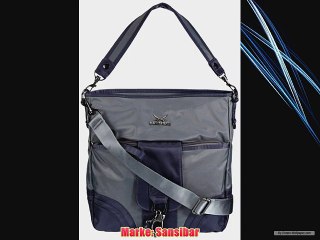 Sansibar Calima B-510 CA 26 Damen Schultertaschen Grau (grey) 32x34x8 cm (B x H x T)