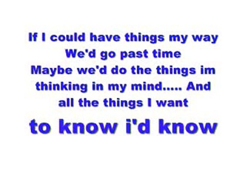 3LW Lyrics - Curious