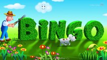 BINGO Dog Song - Nursery Rhyme With Lyrics - Cartoon Animation Rhymes & Songs for Children (HD)