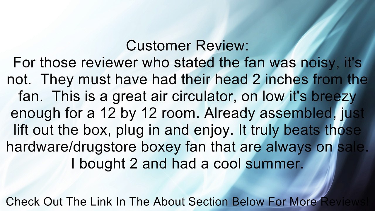 Holmes HAOF90-UC Blizzard Oscillating Table Fan Review