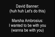 David Banner 9th Wonder - ''Be With You'' (Feat. Ludacris _ Marsha Ambrosius) Lyrics on Screen