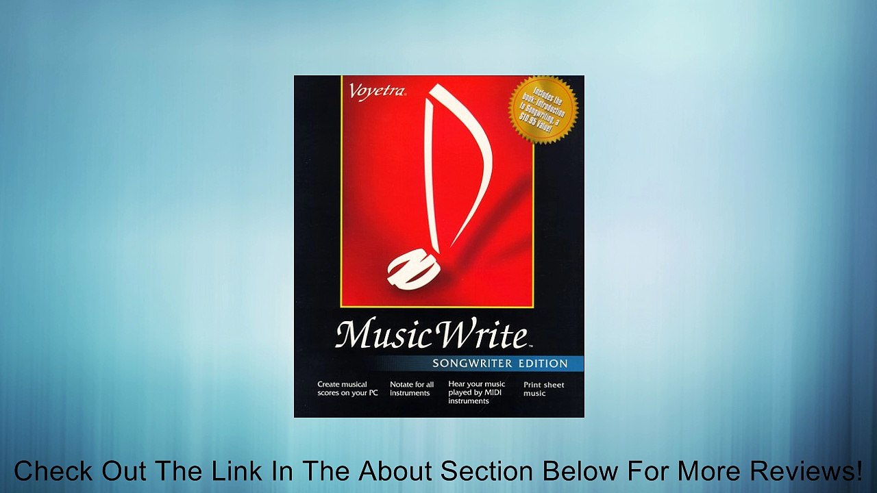 Music Write Songwriter Edition Review