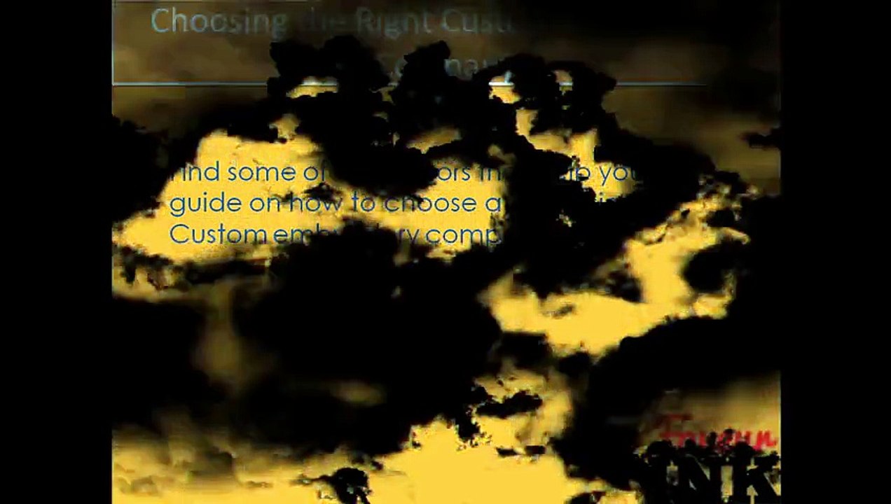 Choosing the Right Custom Embroidery Company - FaveurINK