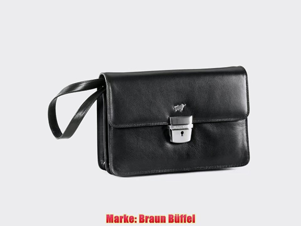 Braun B?ffel Golf Herrentasche Leder 225 cm schwarz