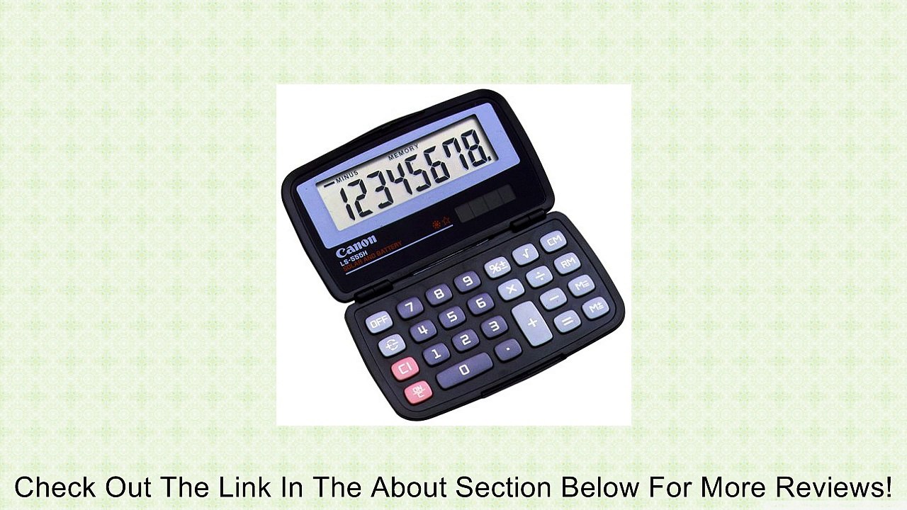 Canon Office Products LS-555H Business Calculator Review