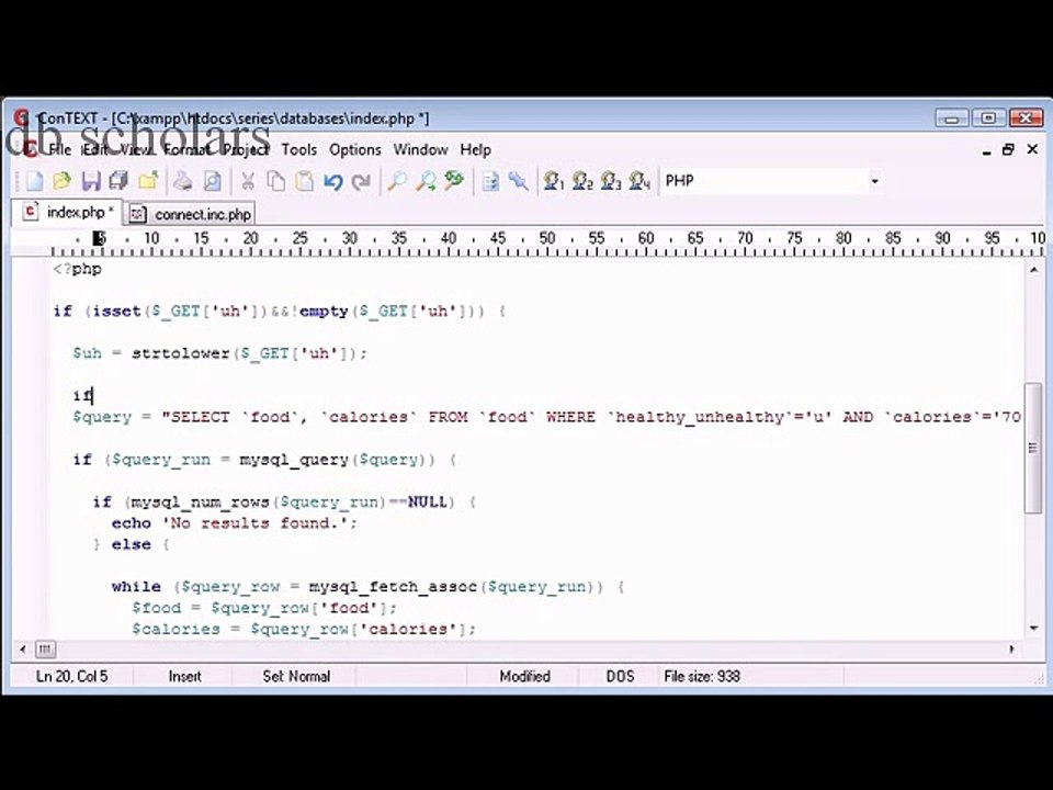 PHP Lecture (119) SELECT By Example Part 2