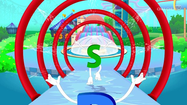 ABC Songs for Children - ABCD Song in Alphabet Water Park - Phonics Songs & Nursery Rhymes (HD)