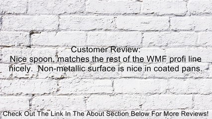 WMF Profi Plus 13-1/2-Inch Nonstick Serving Spoon Review