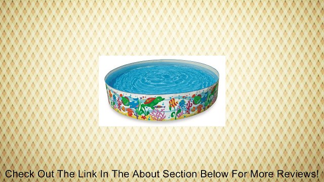 Intex Ocean Reef Snapset Inflatable Pool, 8' X 18 , for Ages 3+ Review