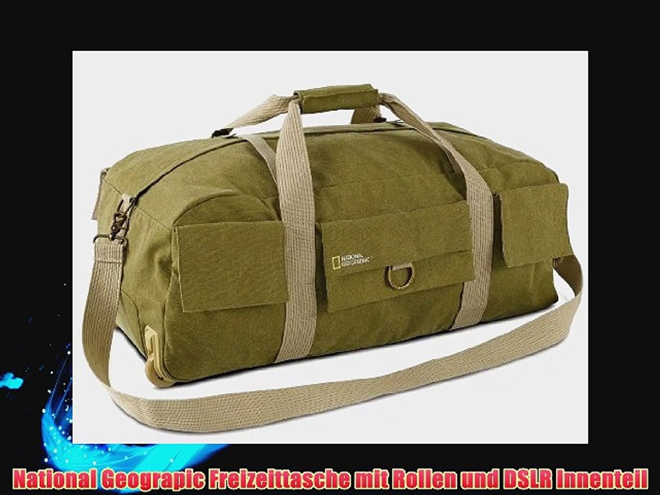 National Geograpic Freizeittasche mit Rollen und DSLR Innenteil