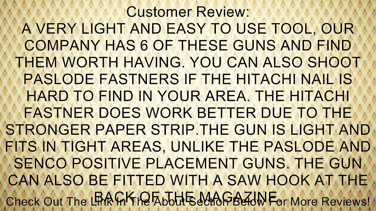 Hitachi NR65AK Round Head 1-1/2-Inch to 2-1/2-Inch Positive Placement Nailer Review