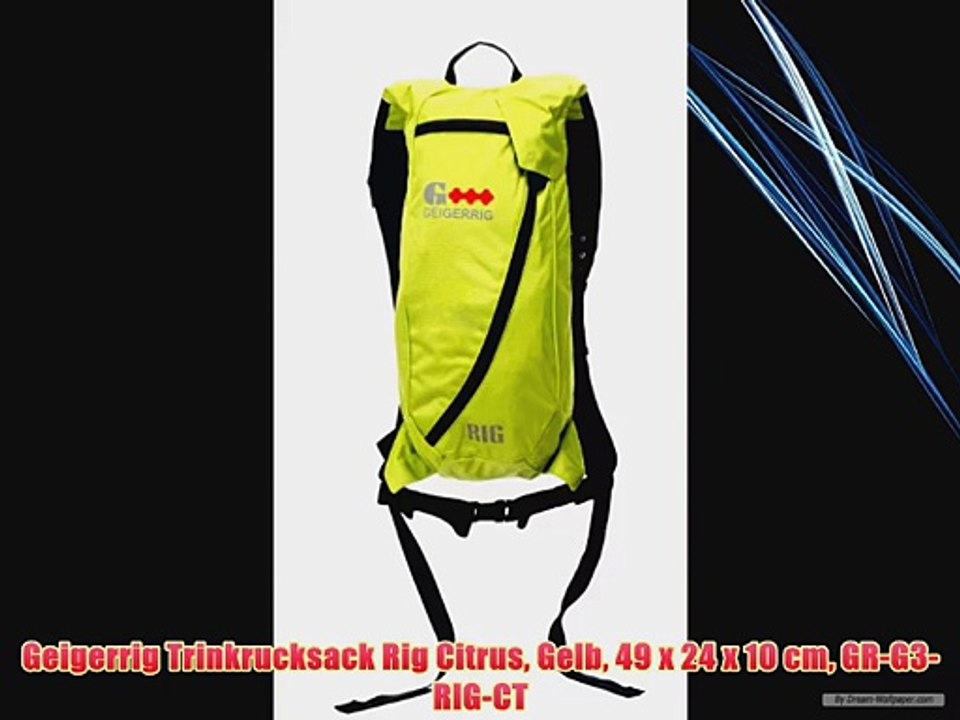 Geigerrig Trinkrucksack Rig Citrus Gelb 49 x 24 x 10 cm GR-G3-RIG-CT