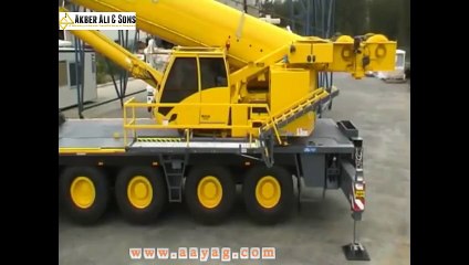 Grove GMK-5220 Crane Cab Access Platform - Raise Function
