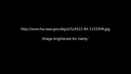 Amazing Alien Device above Lunar Surface