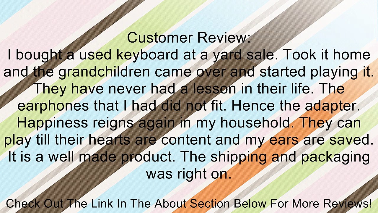 RCA AH216 Stereo Headphone Adapter Plug Review