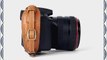 Herringbone Heritage Leather Camera Hand Grip Type 2 Hand Strap for DSLR Camel Brown