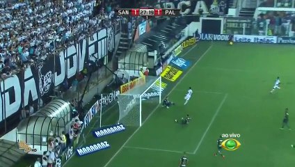 Gols Santos 2 x 1 Palmeiras - Paulista 2015‬ - HD