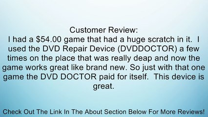 Digital Innovations DVD Disc Repair Device (DVDDOCTOR) Review