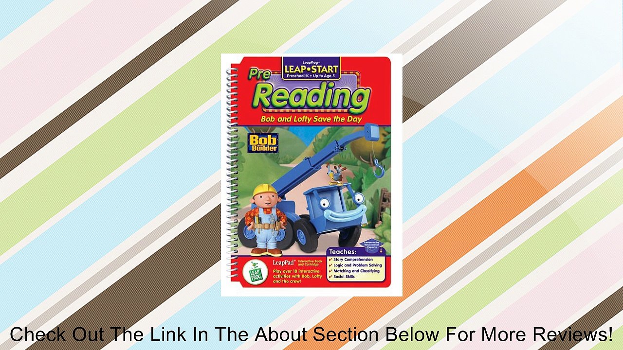 Bob and Lofty Save the Day Interactive Book and Cartridge LeapPad LeapStart Pre-Reading 