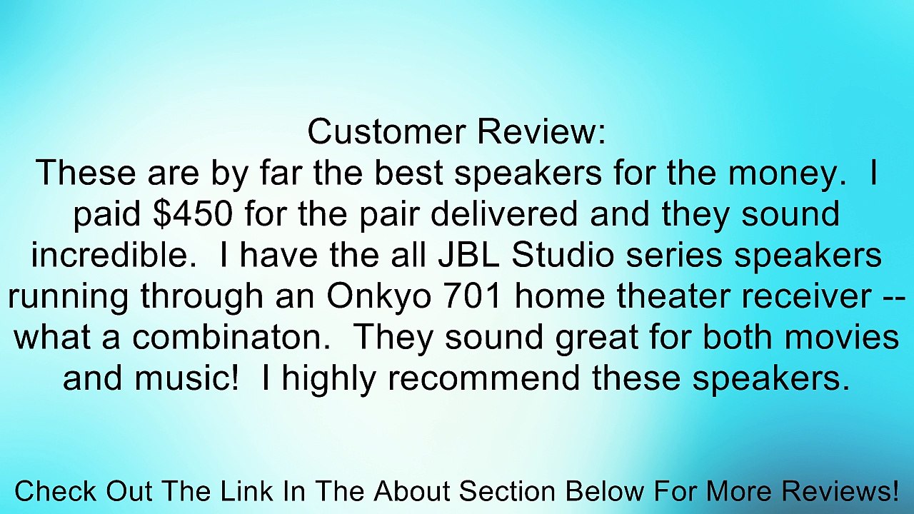 JBL S312 II 3-Way Floorstanding Speaker with 12" Woofer (Black Maple) (Discontinued by Manufacturer) Review