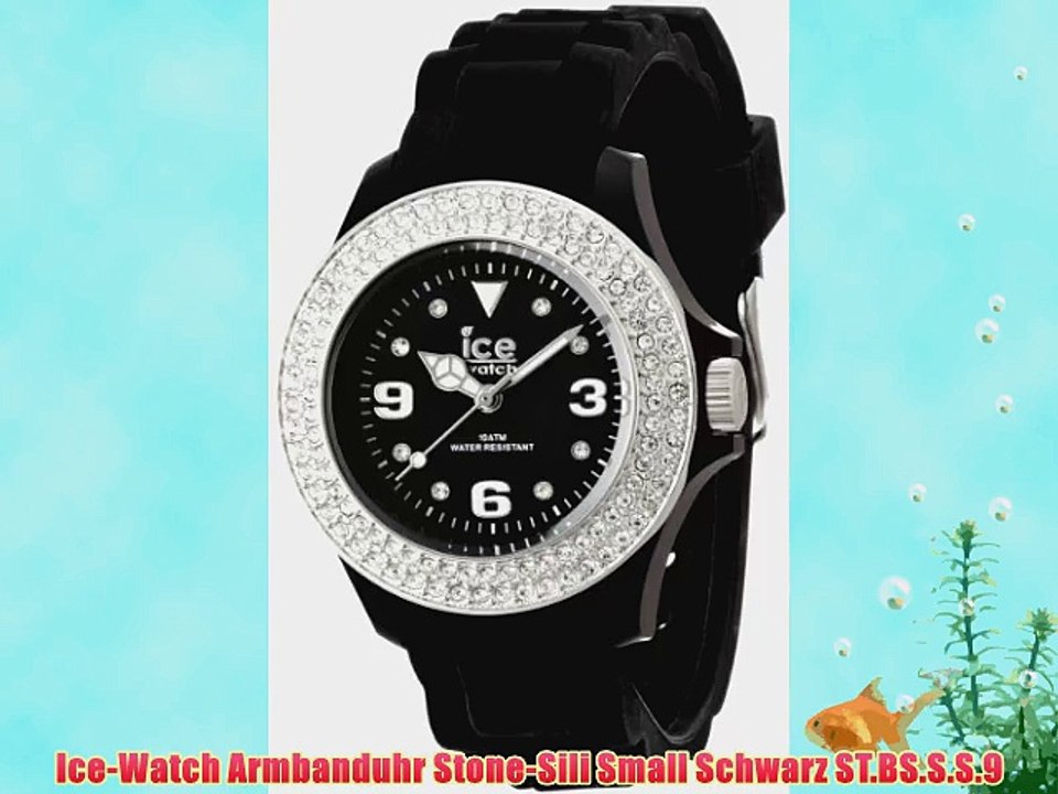 Ice-Watch Armbanduhr Stone-Sili Small Schwarz ST.BS.S.S.9