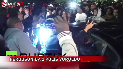 Ferguson'da 2 polis vuruldu