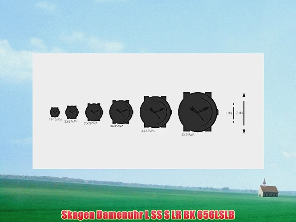 Skagen Damenuhr L SS S LR BK 656LSLB
