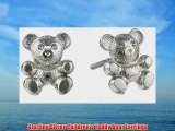 Sterling Silver Children's Teddy Bear Earrings