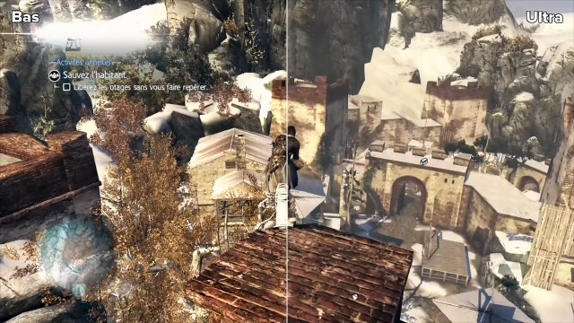 Assassin's Creed : Rogue - Assassin's Creed : Rogue : Comparaison bas/ultra