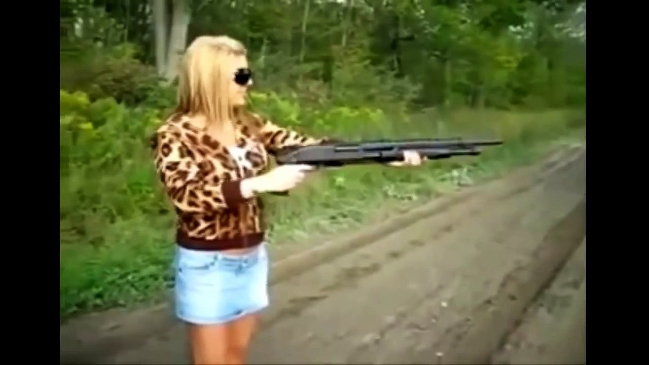 Can women use a gun. Watch then U tell me