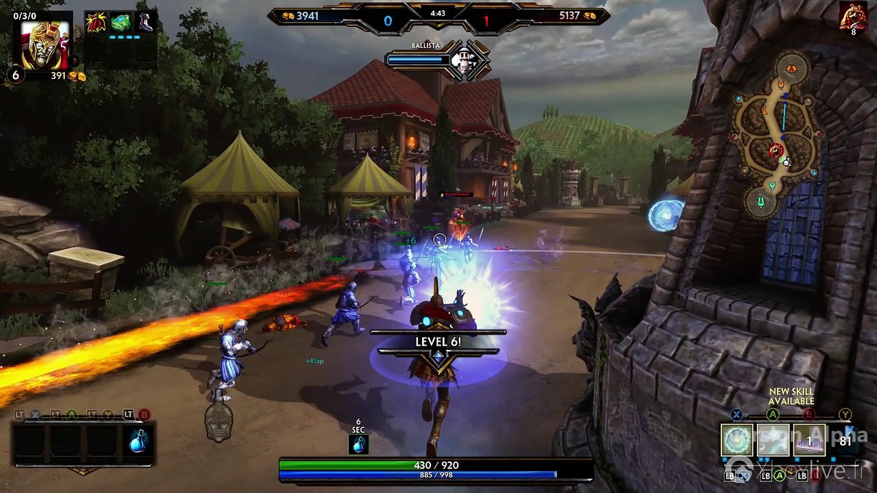Test de la version Alpha Smite sur Xbox One