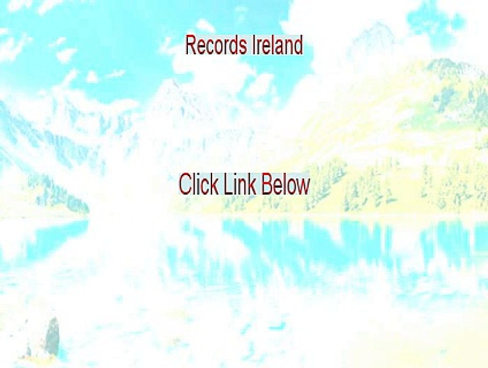 Records Ireland PDF Download - Legit Download (2015)