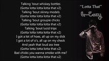 G-Eazy - Lotta That (Ft. A$AP Ferg _ Danny Seth) Lyrics