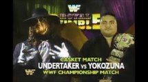 WWF Royal Rumble 1994 Yokozuna vs The Undertaker Promo Part 2