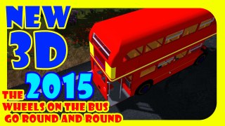 Wheels on the Bus Go Round and Round Rhyme - Popular Nursery Rhymes and Songs for Children