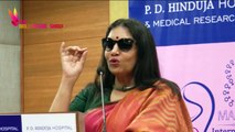 Shabana Azmi During Women Empowerment Initiative At Hinduja Hospital