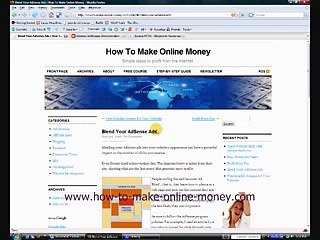 Adsense Blogger Tutorial by How to make online money