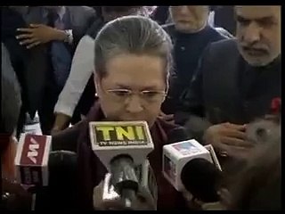 Sonia Gandhi on Manmohan Singh's case
