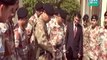 Corps Commander Karachi visits Rangers HQ, inspects seized weapons