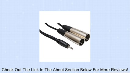 Hosa CYX-403M Stereo Breakout Cable, 3.5 mm TRS to Dual XLR3M - 3 m / 9.8 ft. Review
