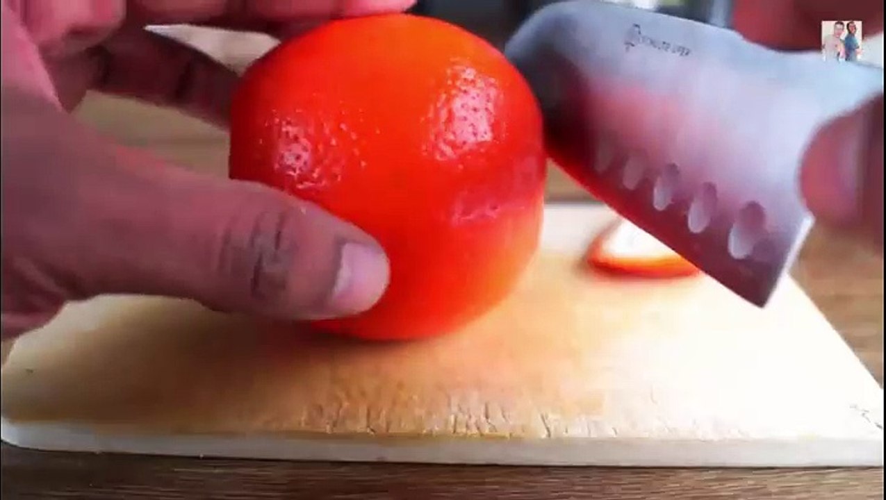 Cortando laranja de forma diferente