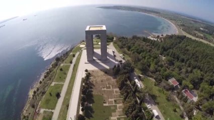 Çanakkale" Provaları Havadan Görüntülendi