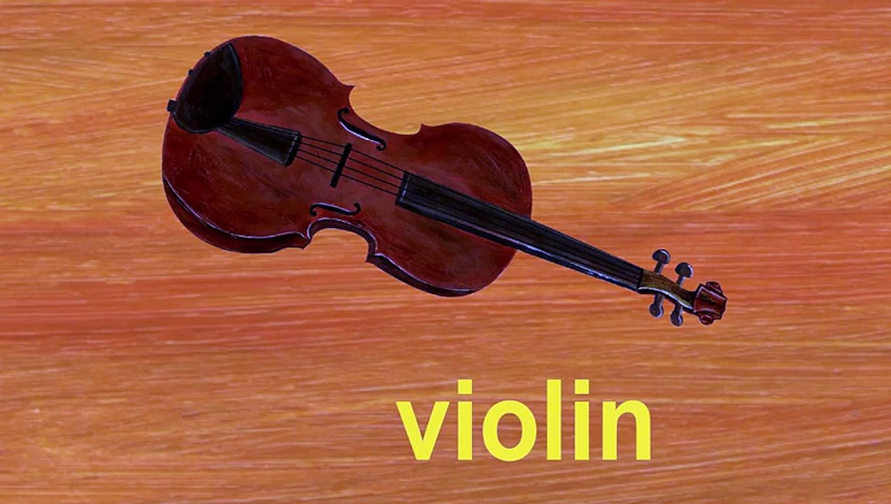 Vegetables $ Violin - Lower Case Alphabet  v